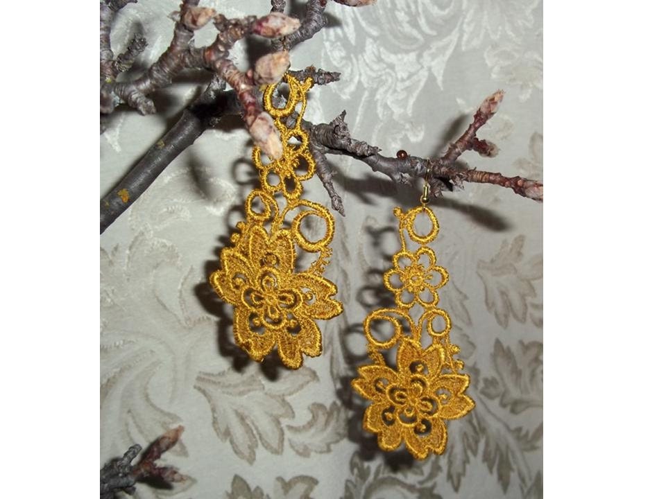 country earrings