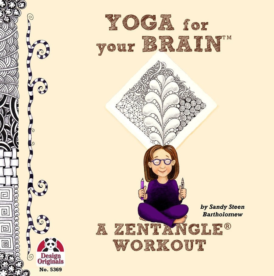 Yoga For Your Brain Zentangle Book SIGNED