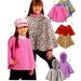 Easy Sew Comfy Cozy Fleece Gilrs Poncho with Optional Hood McCalls 5158 Sewing Pattern--Ex Small to Small, Sz 3-6