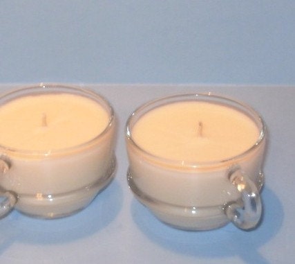Soy Candle Pair in Caffe Latte by Silk N Lights Designs