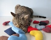 Upcycled Organic Catnip Cat Toy made from Recycled T-Shirts
