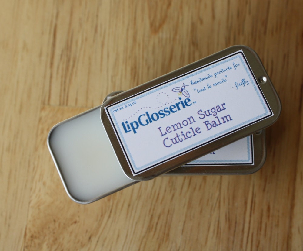 Cuticle Balm - Lemon Sugar - Vegan Handmade