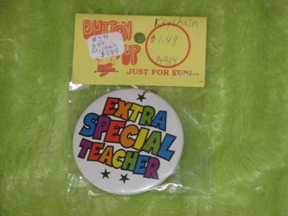 Extra Special Teacher Keychain