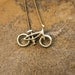 29er Bicycle Necklace  (Bronze)