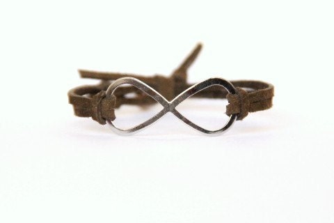 Infinity - Olive Green Suede and Silver Rhinestone -- LAST ONE