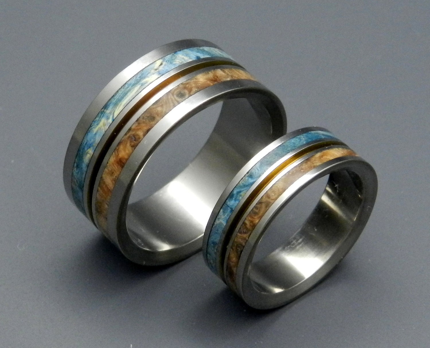 Heaven on Earth - Wooden Wedding Rings