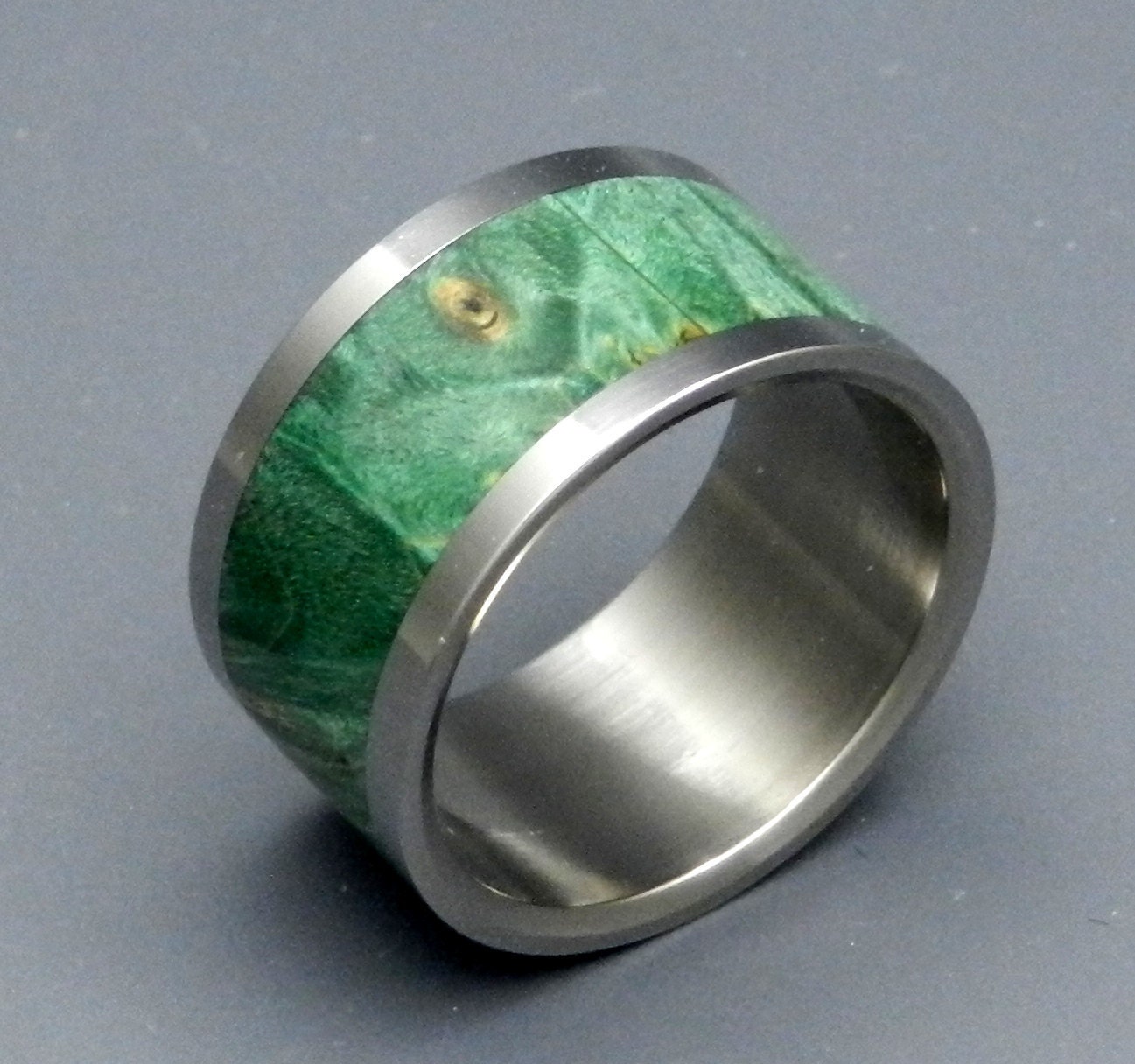 Aurora Borealis - Wooden Wedding Rings