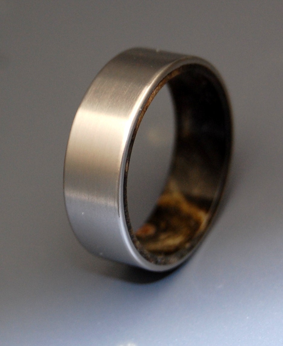 Kore II - Titanium and Wooden Ring