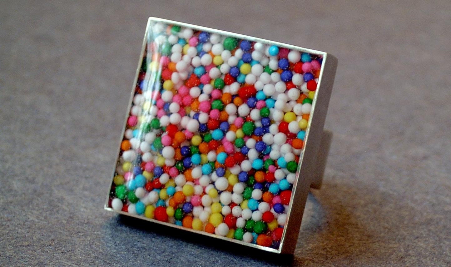 Sprinkle Ring- Super Square