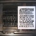 Chicago El Inbound Train Letterpress Print BLACK SILVER