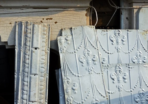 FLEUR DE LIS Tin Ceiling 5x7 Photo Art Print
