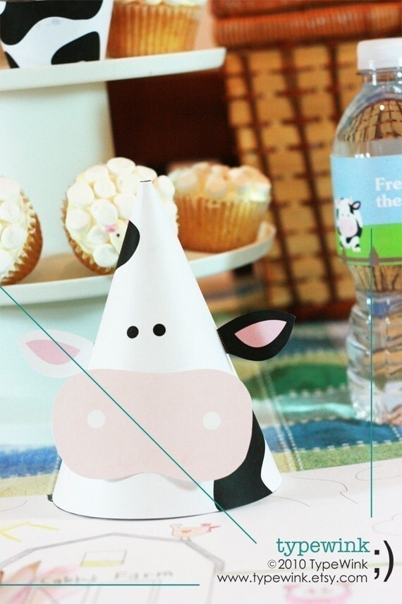 Printable Farm Party - Photo Invitation included - DIY Il_570xn