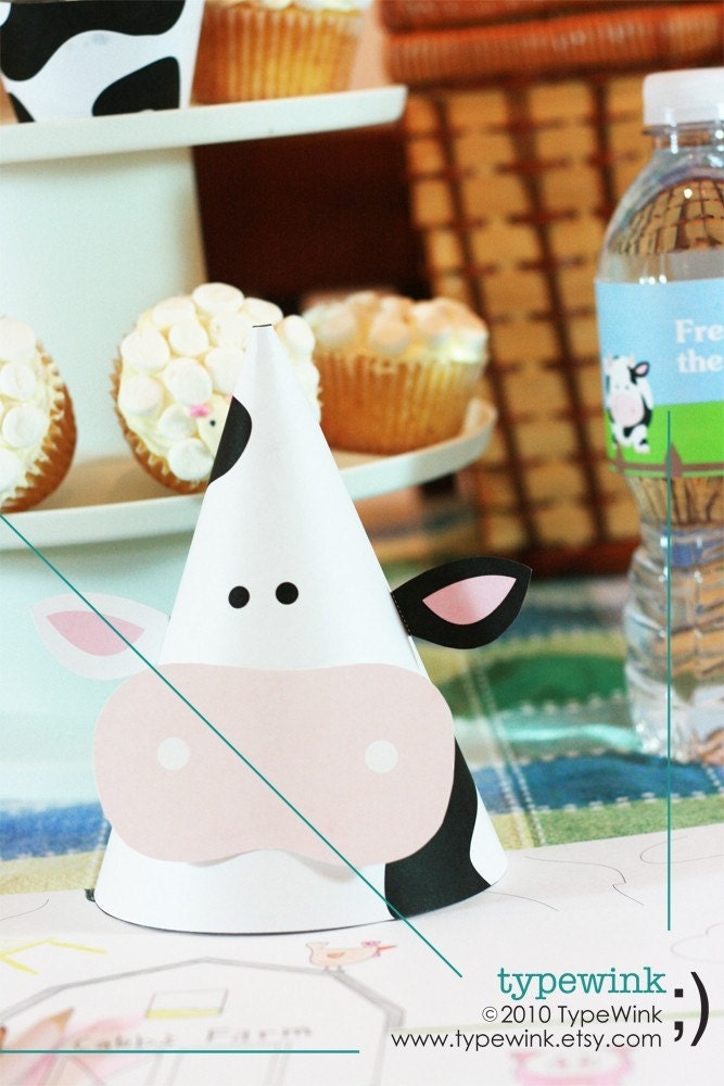 On The Farm PARTY PACK - PHOTO INVITE included - Printable PDF Party