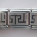 Casa D' Oro - A Trio of Labyrinth Patterned Charms - Italian Charm Bracelet - 9mm Link