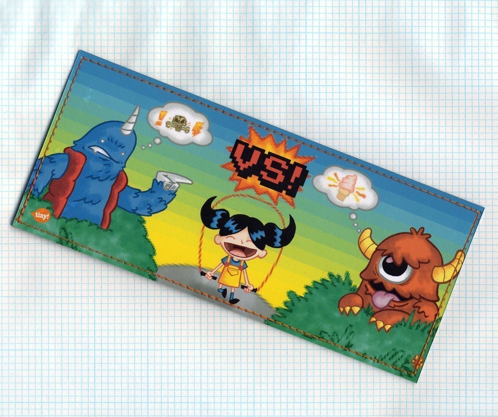 Yeti-C vs. The Horned Beastie wallet
