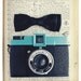 Little Charmer 11x14 Fine Art Print, Signed--Vintage Whimsical Camera and Black Bow Photograph