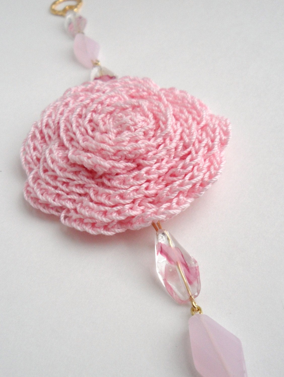 Pretty in Pink Rose Bracelet