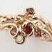 Rose Garden Wedding Set, Orange Sapphire and Rose Gold