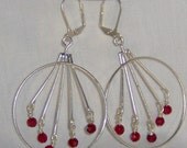 Ruby Nodes Earrings