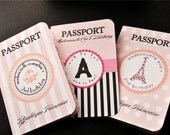 RESERVED for Carla - 30 Passport Invitations