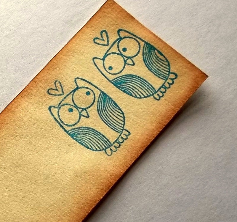 owl escort cards, favor tags, rustic vintage themed, set of 12