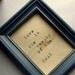 Unique wedding typography, love quote,  coffee stained type, wall art, photo prop, 5x7