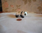 Vintage Bone China Miniature Panda Bear