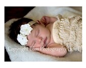 SALE SAVE 30% Ivory Baby Flower  Headband Cream Headband Off White Headband Wedding Headband, Baptism Headband