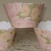 15 Vintage Pink Rose Cupcake Wrappers Sale