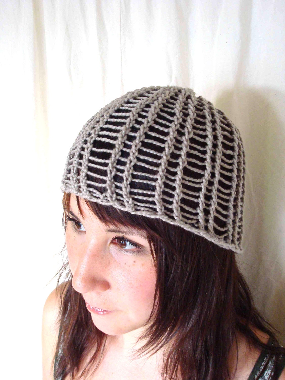 Lacy Knit Cloche