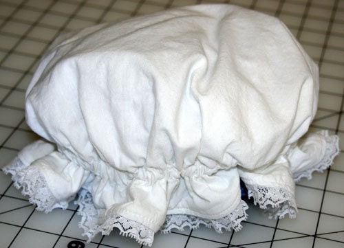 Childs Lace Trimmed Mop Cap
