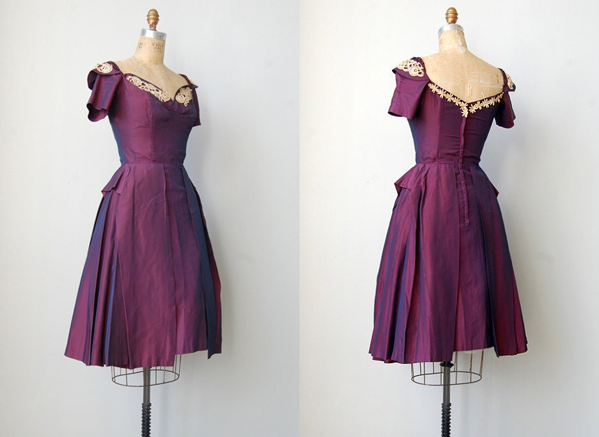 vintage 1950s dress / vintage 50s dress / vintage party dress