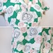 vintage 1940s dress / vintage 40s dress / vintage 1940s green floral dress