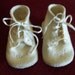 SALE Vintage Woolen Baby Shoes Were 18.00