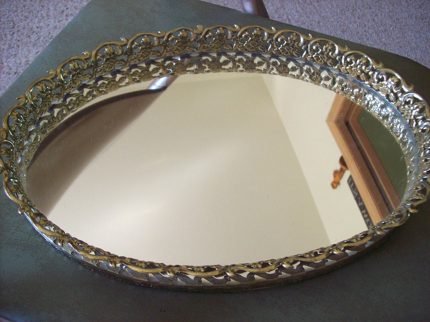 Vintage Mirror Tray 33