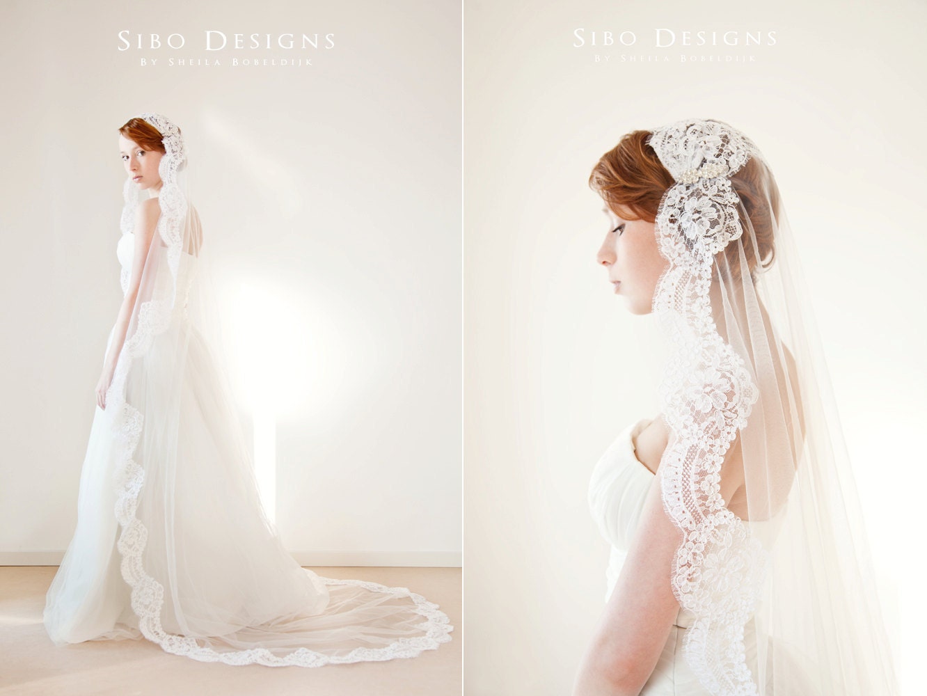 Whispered Wish - Large 90" Veil - Made to Order