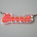 Carrie 3D Name Necklace Acrylic, Personalize it with your name, choose from 24 colors and 10 chains