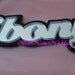 LARGE 5 CMS TALL Double Layers Acrylic Name necklace, Choose from 24 color combinations