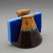 Sponge Holder - Eggplant Purple and Golden Brown