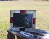 5 x 7 Raspberry and Green  Picture Frame
