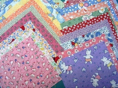 Pre Cut 30's Reproduction Fabric Kit - 2 1/2 Inch Die Cut Quilt Squares by Sew FunQuilts