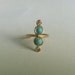 Turquoise Swirl Toe Ring