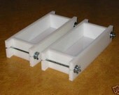 Soap mold two 1-2 Lb No Liner Soap Molds Wooden Lids & Cutters Avail. 1-877-890-0267 E