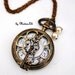 Time Machine Locket Watch Necklace