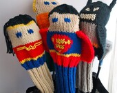 Knit PATTERN Justice League Golf Club Cover Collection PDF