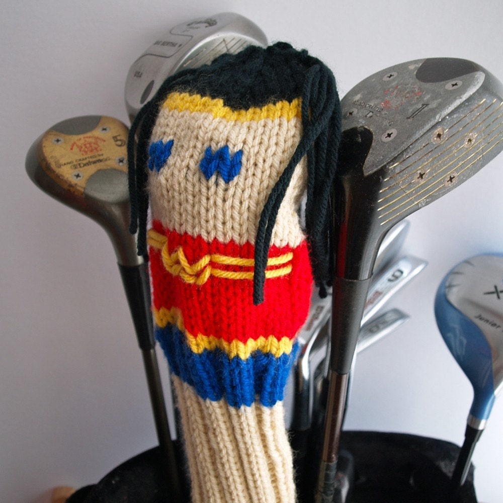 Wonder Woman Justice League Knit Golf Club Cover