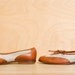Size 8.5 oxfords. Vintage Van Eli perforated leather shoes. Wingtip toes. Made in Italy.