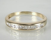 Fine Baguette Emerald Cut Diamond Channel Set Wedding Ring - 0.30 Carat Total Weight