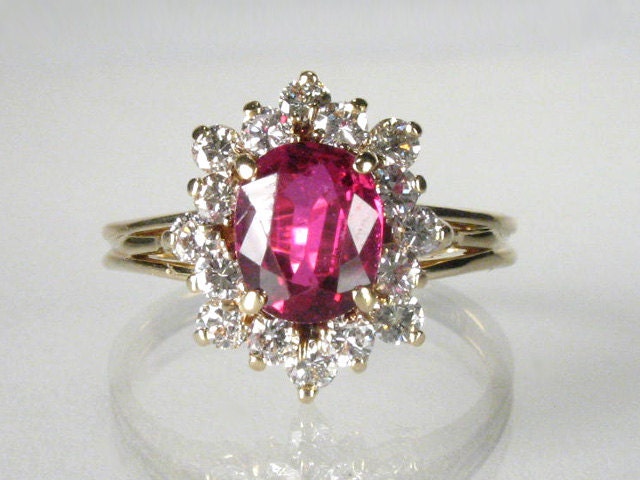 Ruby Diamond Estate Ring - Appraisal Included