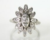 Vintage Diamond Cocktail Ring
